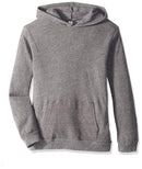 9595GF HANES ALTERNATIVE YOUTH CHALLENGER HOODED SWEATSHIRT SIZE M ECO GREY - Like New
