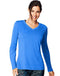 O9309 HANES WOMEN'S ATHLETIC SHIRT AWESOME BLUE HEATHER XXL - Brand New