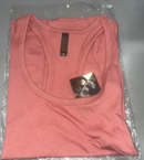 STUDIO 33 WOMEN'S SOLID SLEEVELESS RACERBACK TANK TOP - SIZE: WOMEN S - PEACH - Like New
