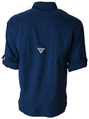 128606 Columbia Men's Tamiami II Long Sleeve Fishing Shirt Carbon L - Brand New