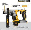 DEWALT 20V SDS MAX Hammer Drill, Cordless, 5/8 in., Tool Only - YELLOW/BLACK Like New