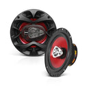 BOSS AUDIO SYSTEMS CHAOS SERIES 6.5" CAR DOOR SPEAKERS, 300W (PAIR) - RED - Like New
