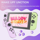 J-C PAD WIRELESS CONTROLLER FOR VIDEO GAME - PALE GREEN/PURPLE - Like New