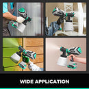 Litheli E1PG37000 20V Cordless Paint Sprayer Gun HVLP Sprayers - Green/Gray - Like New