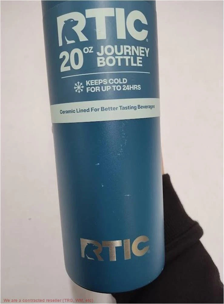RTIC OUTDOORS 20OZ STAINLESS STEEL JOURNEY WATER BOTTLE - MARINE - Brand New