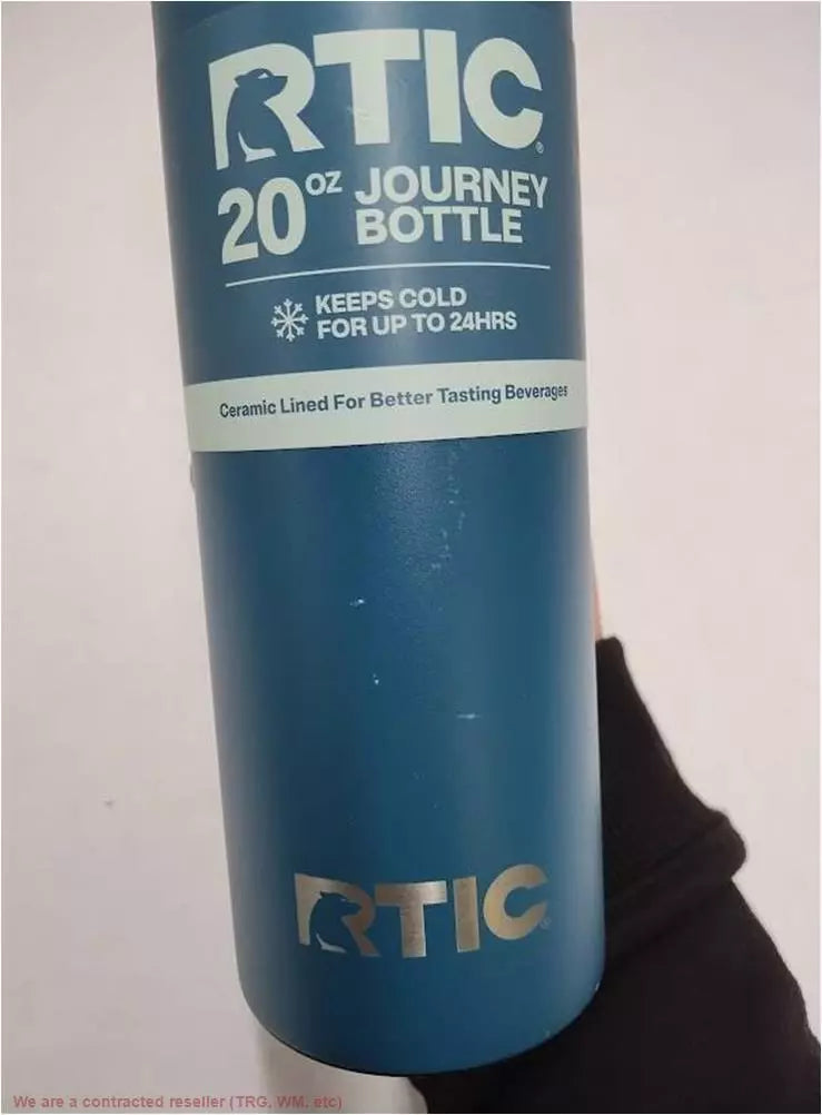 RTIC OUTDOORS 20OZ STAINLESS STEEL JOURNEY WATER BOTTLE - MARINE - Like New