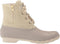 SPERRY WOMEN'S SALTWATER WINTER LUX BOOTS - SIZE: WOMEN 8 - IVORY - Like New