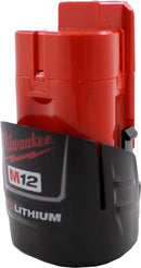 MILWAUKEE M12 REDLITHIUM CP1.5 BATTERY PACK 1-PACK RED/BLACK - 48-11-2401 - Like New