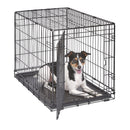 NEW WORLD MIDWEST HOMES FOR PETS 30" NEW WORLD CRATE FOR MEDIUM BREEDS - BLACK - Like New