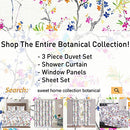 1500 Supreme Collection Extra Soft Botanical Bright Whimsical Watercolor Pattern - Like New