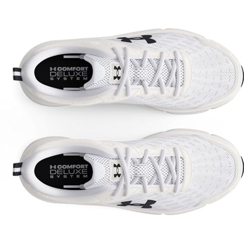 3026175 Under Armour Men Charged Assert 10 White/Black Size 10.5 - Like New