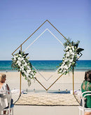 IPOPU Wedding Arch Flowers 3.28ft Artificial Flowers Arrangement Swag - White - Brand New