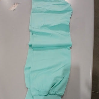 EMPIRE TREND POLYESTER SCRUBS PANTS - SIZE: WOMEN MEDIUM - AQUA - Brand New