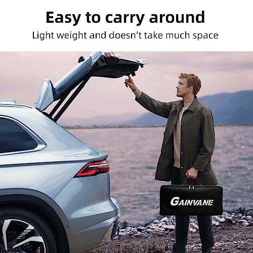 GAINVANE PROJECTION SCREEN WITH STAND 100" PORTABLE MOVIE SCREEN 16:9 - WHITE - Brand New