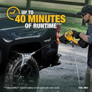 DEWALT CORDLESS PRESSURE WASHER POWER CLEANER 550-PSI 1.0 GPM TOOL ONLY - YB - Like New