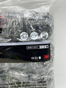 SCOTCH-BRITE 12PCS STEEL WOOL SCRUBBER PADS, 12 PACK - STAINLESS STEEL - Brand New