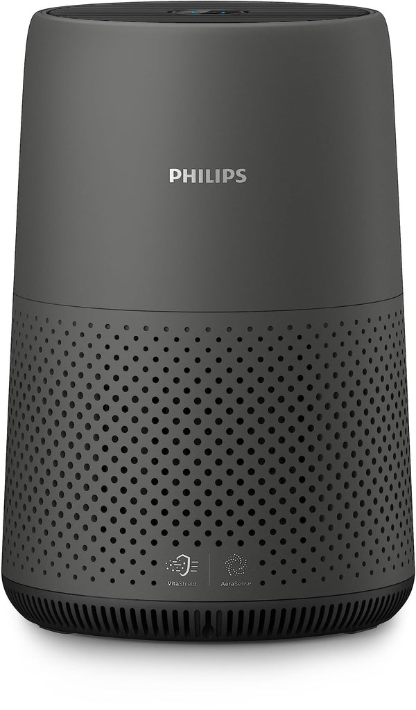PHILIPS AIR PURIFIER 800 SERIES, PURIFIES ROOMS UP TO 698 SQ FT - DARK GRAY - Like New