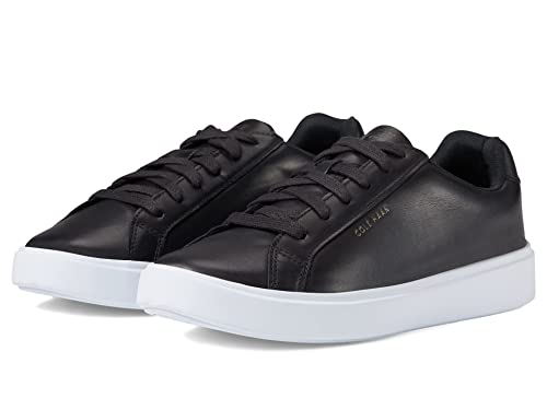 P123369 COLE HAAN WOMENS SHOES - GRAND CROSSCOURT DAILY BLACK/WHITE SIZE 10 - Like New