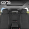 BDK CARXS BLACK LEATHER CAR SEAT COVERS FULL SET, 9-PIECE FAUX - BLACK - Like New