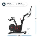 ECHELON SMART BIKE + 30-DAY FREE MEMBERSHIP CUSHIONED SEAT - Scratch & Dent