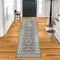 SUPERIOR Indoor Runner Rug, Plush Carpet Cover, Oriental Medallion, 2' 7" x 12' - Brand New