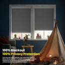 Motorized Blinds No Drill Automatic Blinds Shades Electric Blinds 45 x 72 - Grey - Brand New