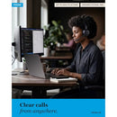 TREBLAB WIRELESS BLUETOOTH HEADSET, BLUETOOTH 5.3, 40MM DRIVERS, C7-PRO - BLACK - Like New