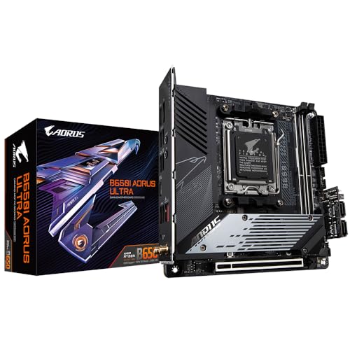 AORUS GIGABYTE Motherboard B650I AORUS ULTRA MATX - Black - Brand New