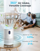 MOOKA Air Purifiers for Home Large Room up to 1076 ft² H13 True HEPA Filter - Like New