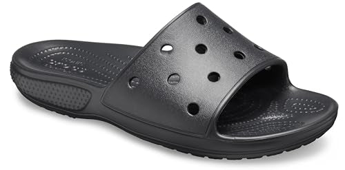 CROCS UNISEX CLASSIC SLIDE SANDALS - SIZE MEN 5 WOMEN 7 206121-001 BLACK - Brand New