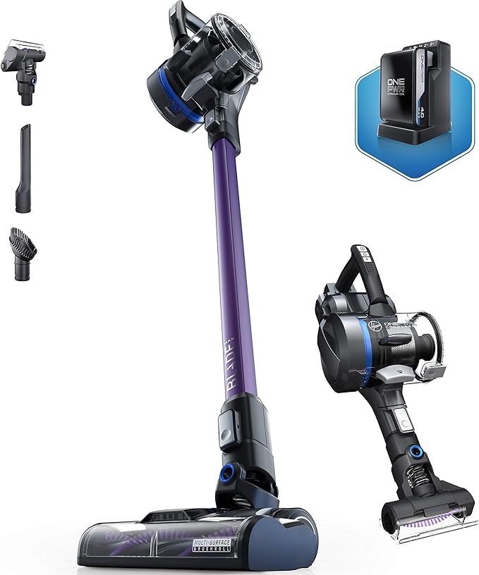 Hoover ONEPWR Lightweight BH53354V Blade MAX Pet Cordless Stick Vacuum - Purple Like New