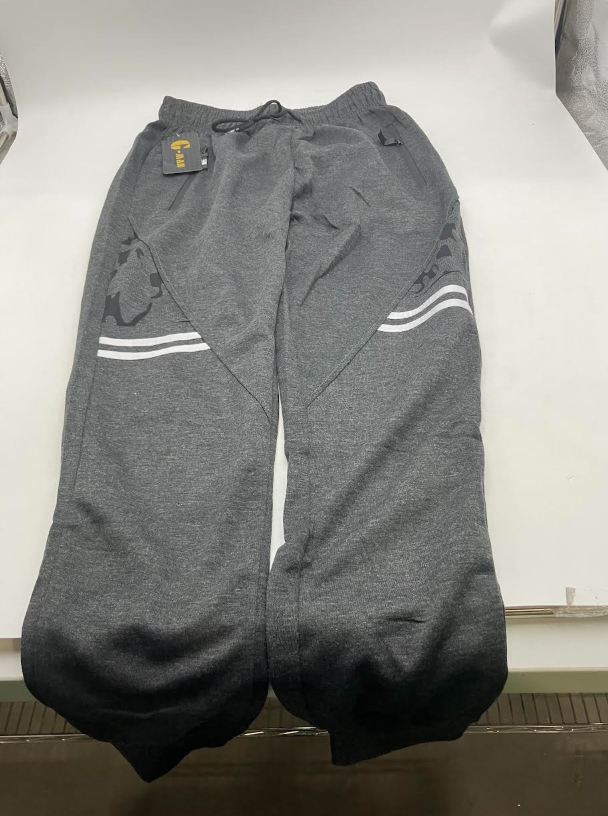 G-MAN MEN'S FASHION JOGGERS DRAW STRING SPORTS SWEAT - SIZE: MEN M - DARK GRAY - Brand New