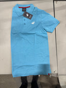 PACIFIC POLO CLUB SHORT SLEEVES POLO - SIZE: MEN M - CYAN - Like New