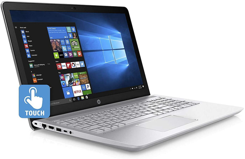 For Parts: HP 15.6 HD TOUCH i5-7200U 12GB 1TB HDD 15-AU123CL SILVER - BATTERY DEFECTIVE