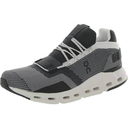 26.99265 ON CLOUDNOVA MEN'S SNEAKERS BLACK/WHITE SIZE 7.5 - Like New
