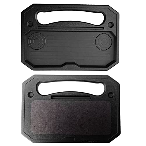 ZONE TECH STEERING WHEEL TRAY DESK - MULTI-FUNCTIONAL BLACK PORTABLE VEHICLE - Like New