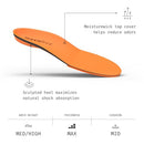 810009090318 Superfeet All-Purpose High Impact Support Insoles (Orange) - Like New