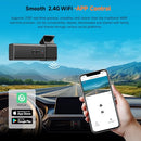 VEEMENT 2.5K 1440P WIFI DASH CAMERA CARS APP NIGHT VISION 24HR - BLACK - Brand New
