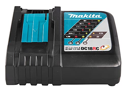 MAKITA DC18RC 18V LXT® LITHIUM-ION RAPID OPTIMUM CHARGER - BLACK - Like New