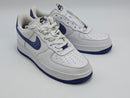 NIKE AIR FORCE 1 BY YOU CUSTOM SNEAKERS - SIZE: MEN 9.5 - WHITE/BLUE - Like New