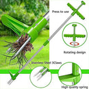 Weed Puller Tool Long Handle 3 Claws Weed Puller Tool - Green - Brand New