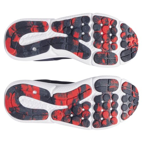 UNDER ARMOR MEN'S CHARGED ASSERT 10 SHOES NAVY/RED MEN SIZE 10.5 - Like New