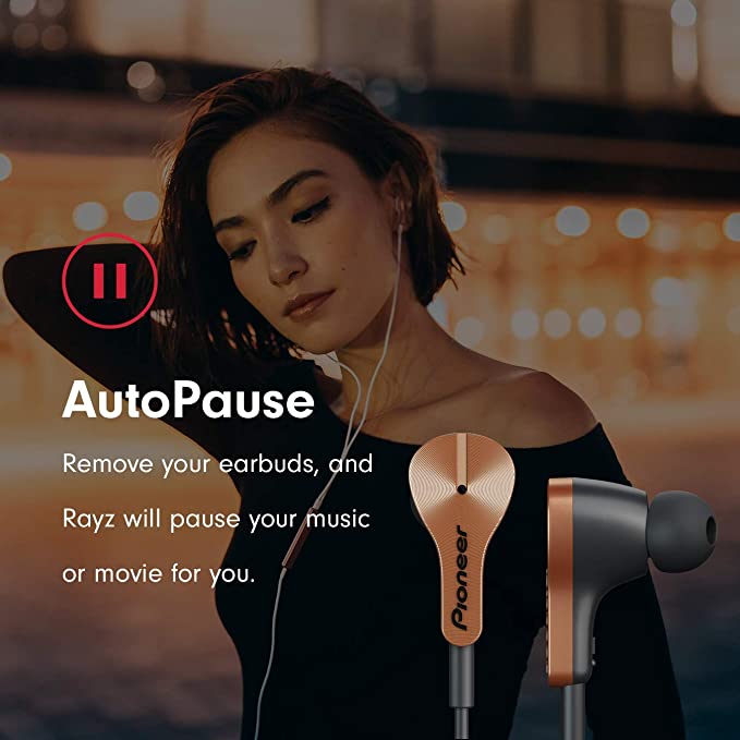 Rayz Pioneer Plus Lightning-Powered Earphones SE-LTC5R-P/XZCWL5 - Rose Gold - Like New