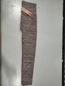 SHOSHO WOMEN'S LEGGINGS HIGH WAISTED CROP ACTIVEWEAR - L/XL - DARK GRAY HEATHER - Like New