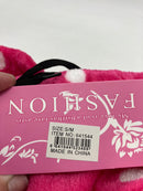 FASHION EXTRA SOFT FLEECE PAJAMAS PANTS - SIZE S - HOT PINK WHITE POLKA DOTS - Brand New