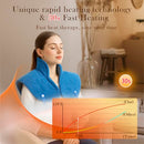 Nalax 30s Fast Heating Pad for Neck Shoulders Back 6X Deeper H81N1 - Blue - Like New