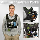 ONETOALL RUNNING VEST WITH 2L LEAKPROOF WATER BLADDER - MEDIUM - BLACK - Like New