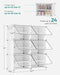SONGMICS SHOE RACK ORGANIZER, 6-TIER SHOE STORAGE CABINET, ULPC033W01 - WHITE - Like New