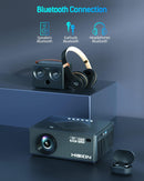 HISION Projector 4K WiFi Bluetooth Outdoor Projectors 1080P Native HI-06 - Black - Like New