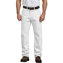 WP823 Dickies Men's Flex Painter's Pant Relaxed Fit White 30 W x 32 L - Brand New